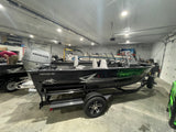 2022 Polarkraft Frontier 189 WT fishing boat with a 150 Honda Four Stroke #1071 Black