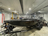 2023 Polarkraft KODIAK 200 PRO Black fishing boat with 200hp Honda Four Stroke #1045