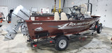 2023 Polarkraft Frontier Root Beer  165 WT fishing boat with a 90HP Honda Four Stroke #1041