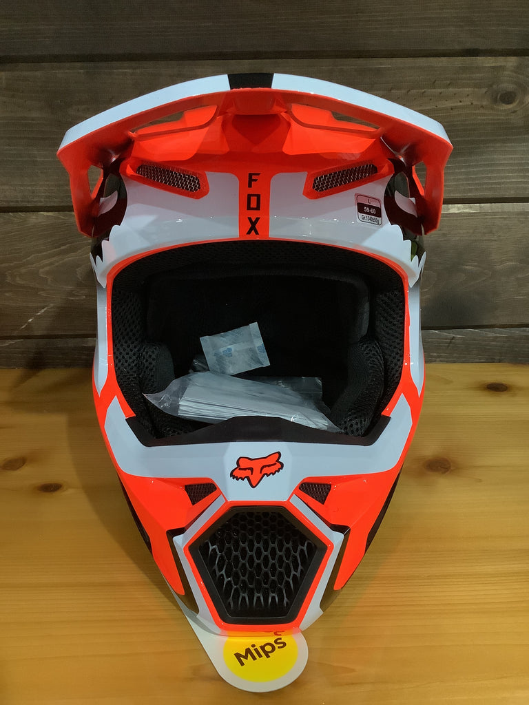 Fox Racing V1 Leed MIPS Helmet, Riding Gear