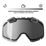 CKX PHOTOCHROMIC 210° GOGGLES LENS WITH ADJUSTABLE VENTILATION-WINTER