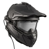 CKX TITAN ORIGINAL ELECTRIC COMBO HELMET TRAIL AND BACKCOUNTRY SOLID-MATTE BLACK