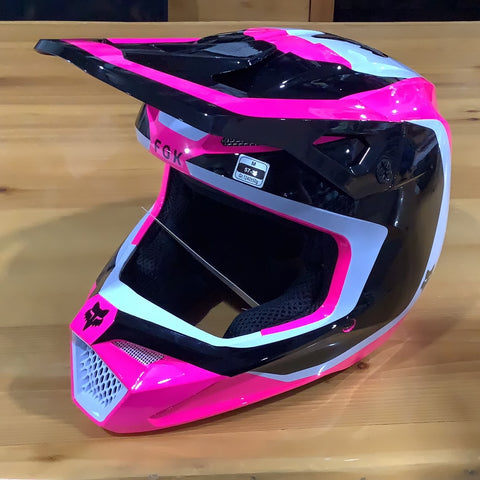 Fox V1 NITRO HELMET BLACK/PINK