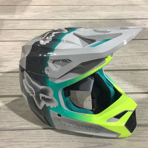 FOX V1 HORYZN HELMET LIGHT GREY