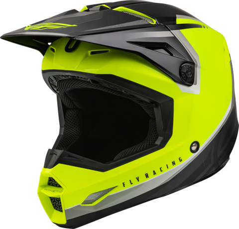 FLY KINETIC VISION HELMET HI VIS BLACK