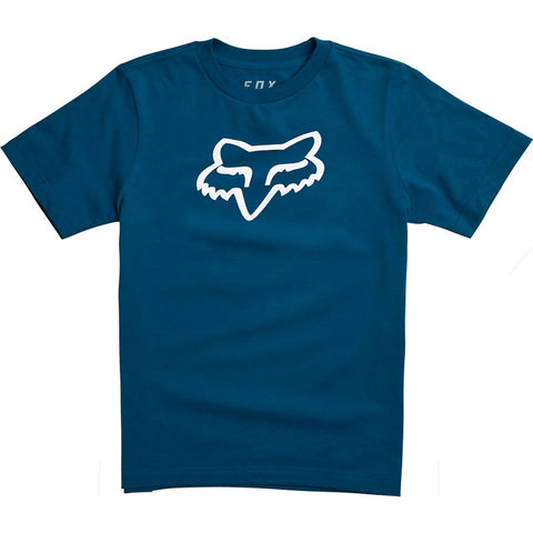 FOX YOUTH LEGACY SS TEE DST BLUE