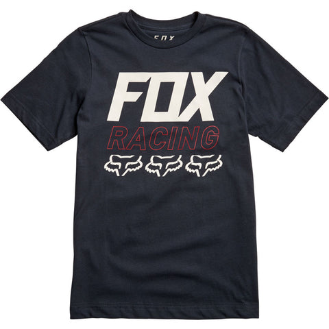 FOX YOUTH OVERDRIVE SS TEE MIDNIGHT