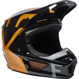 Fox Youth V1 Skew Helmet Black/Gold