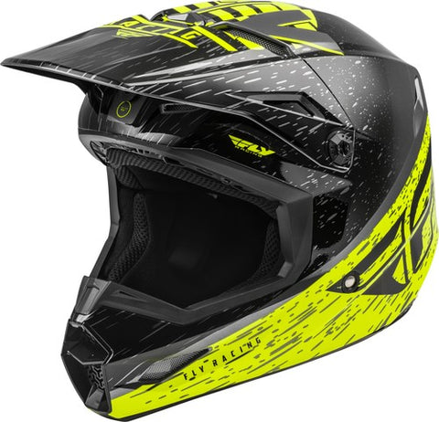 FLY Kinetic K120 Helmet HI-VIS/GREY/BLACK