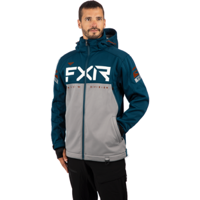 FXR Men’s Helium Ride  Softshell Jacket Slate Grey