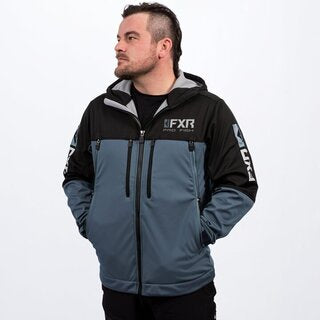 XL M CAST SOFTSHELL JACKET 21-STEEL 0310-16