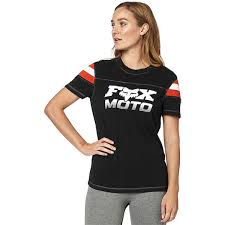 FOX WOMEN'S CHARGER SS KNIT TEE BLACK