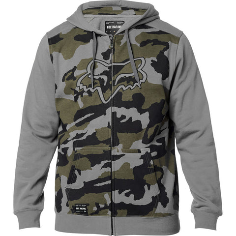 FOX MEN'S DESTRAKT CAMO  ZIP FLEECE GREY CAMO