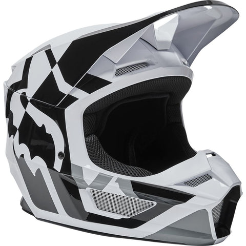 Fox V1 Lux Helmet Black/White