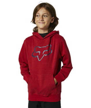 YOUTH LEGACY PULLOVER FLEECE CHILI