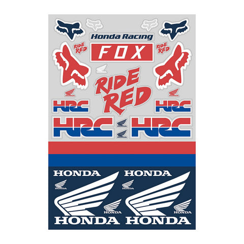FOX HONDA TRACK PACK WHITE/RED/BLUE