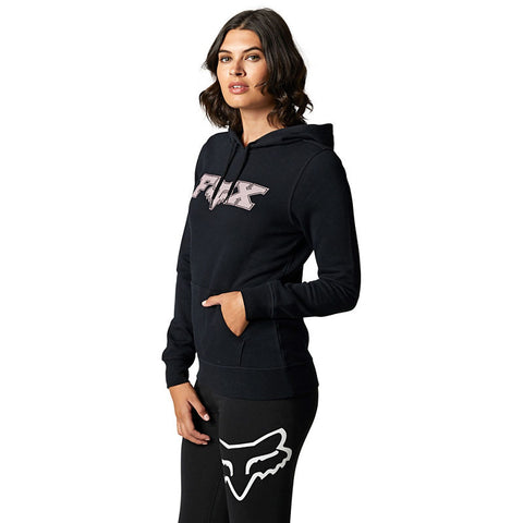 FOX WOMEN'S OUTER EDGE PULLOVER HOODIE BLACK