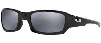 FIVES SQUARED POLISHED BLACK W/BLACK IRIDIUM POLARIZED