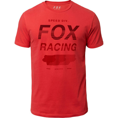 FOX MEN'S UNLIMITED SS AIRLINE TEE RIO RED