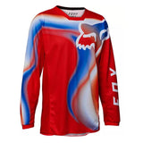 FOX YOUTH 180 TOXSYK JERSEY FLO RED