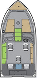 2022 Polarkraft Frontier 179 WT fishing boat with a 150hp Honda Four Stroke #1070