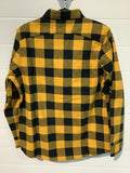 OAKLEY BEAR COZY FLANNEL AMBER YELLOW/BLACK CHECK