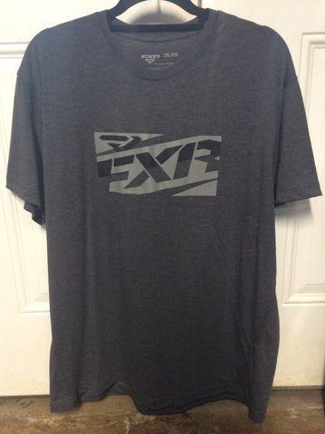 FXR MEN'S Throttle Tech T-Shirt Char/Black