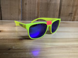 509 Whipit Sunglasses HiVis Polarized Blue Mirror