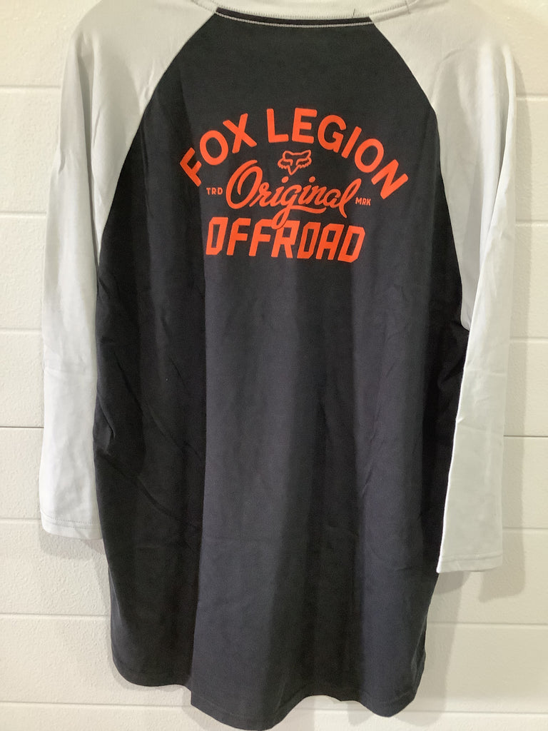 FOX ORIGINAL SPEED 3/4 RAGLAN BLACK – SPR Motorsports & Marine