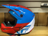 Fly Racing Kinetic Straight Edge Red/White/Blue 2X