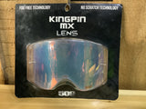 509 Kingpin MX Tear-off Lens Fire Mirror Chrome/clear Tint