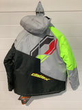 CASTLE CODE G4 OUTH JACKET CHARCOAL/SILVER/HI VIS