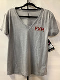 FXR Women's Factory T-ShirtGrey Heather/Maroon