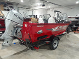 2023 Polarkraft Frontier Red 165 WT fishing boat with a 90HP Honda Four Stroke #1062