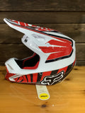 FOX V1 GOAT HELMET RED