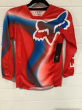 FOX YOUTH 180 TOXSYK JERSEY FLO RED