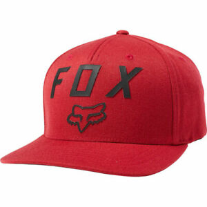FOX NUMBER 2 FLEXFIT HAT CARDINAL